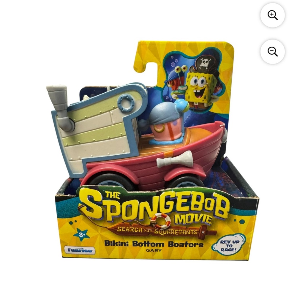 GARY Nickelodeon SpongeBob Movie Boaters Toy - Red and Blue